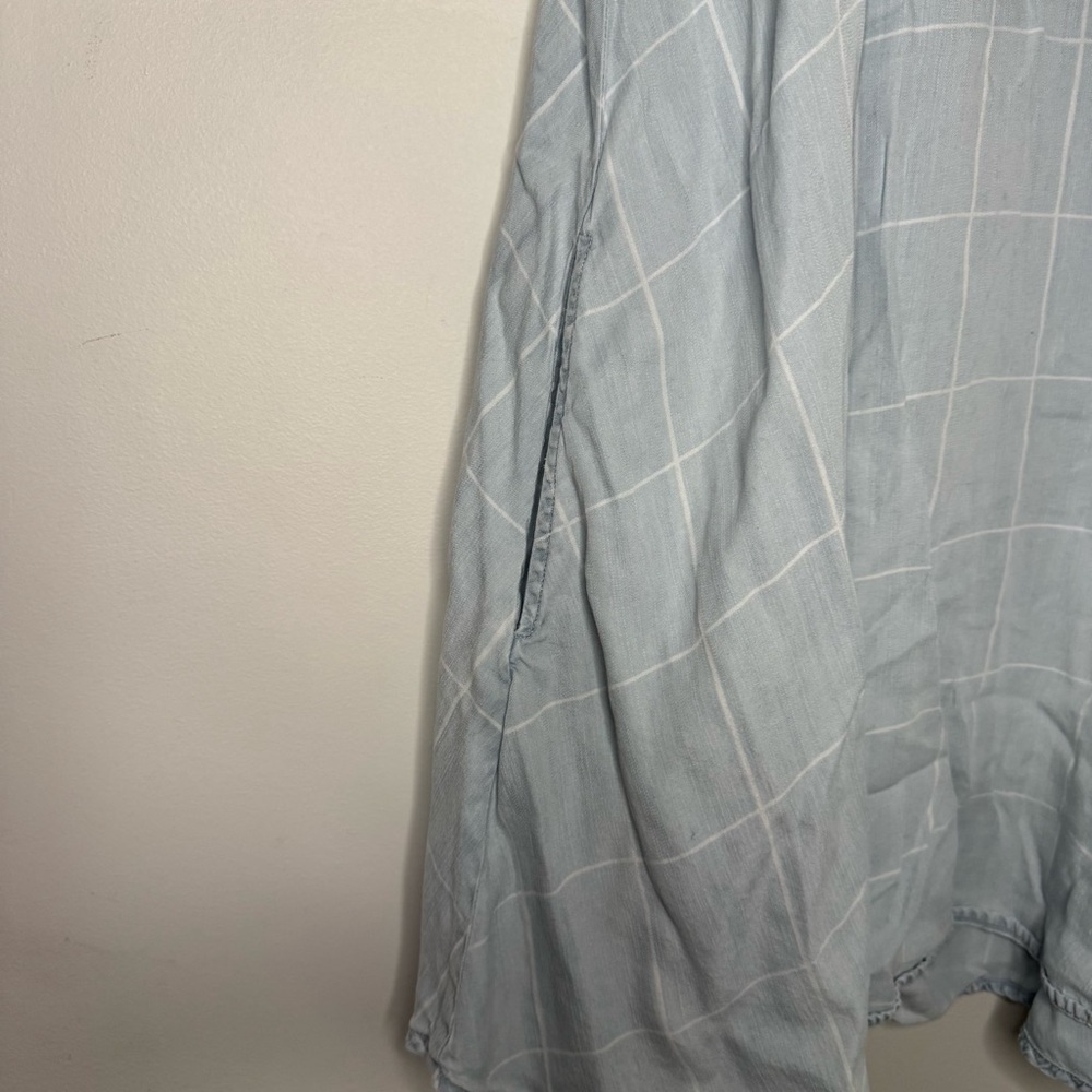 Rails Anya Sleeveless A-Line Chambray Dress Light Vintage
Grid 100% Lyocell Med - Picture 3 of 6